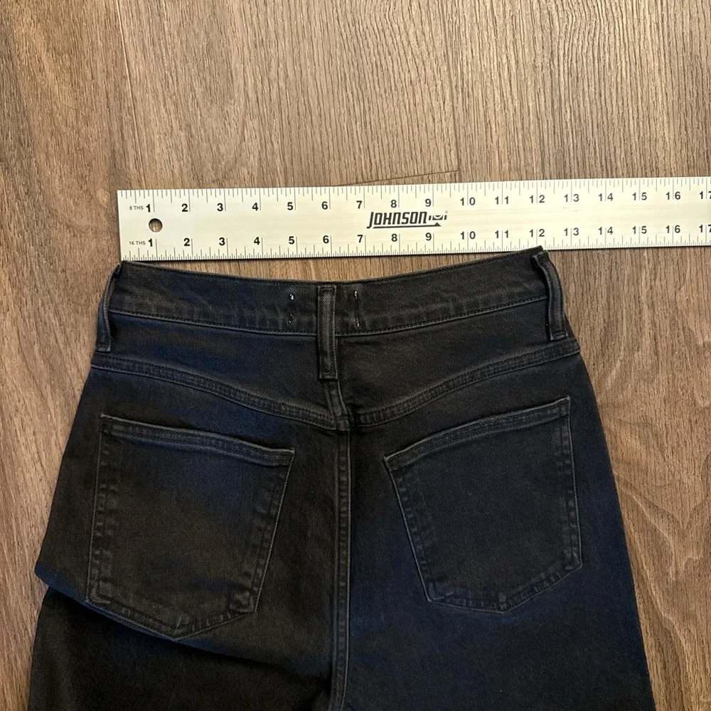 NWOT AGOLDE  organic cotton, long black jeans with stretch size 27 $248 msrp